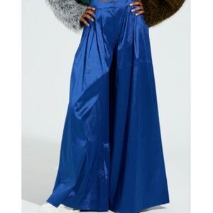 AKIRA Shiny Blue Pants